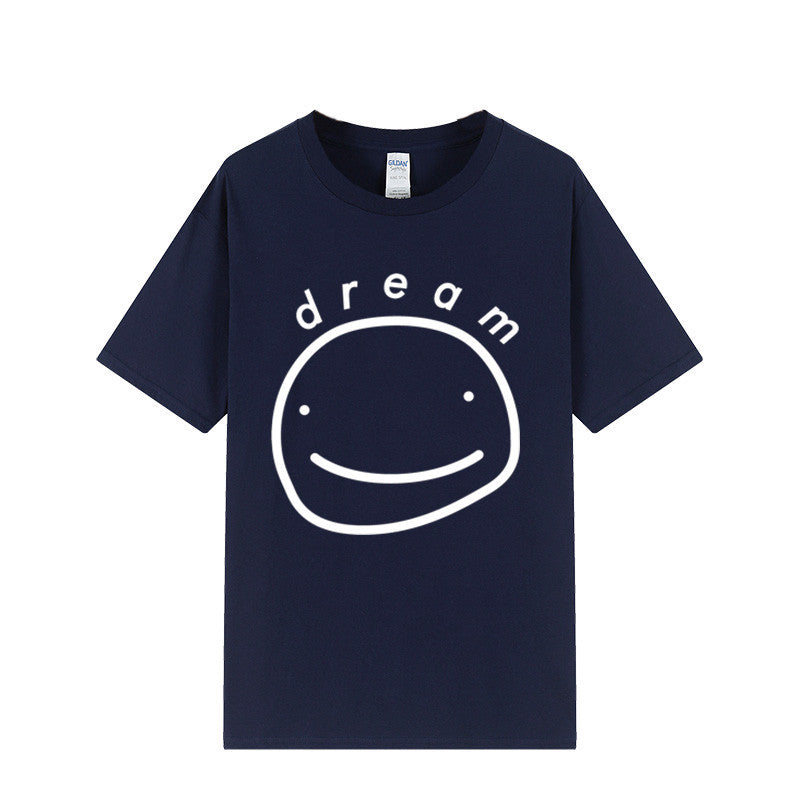 Dreamwastaken Novelty Hoodies Dream Merch Shirt Printed Casual Stylish Loose Short Sleeve T-shirt