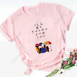 Friends Joey T Shirt Friends TV Show T Shirt Pink T-shirt