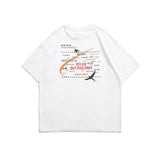 Men T Shirt Summer Casual Tops Men's Clothes Summer Wear Retro Men's round Neck Short Sleeve Casual Swallow Printing T-shirt Fashion