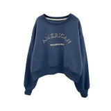 Diana Harvard Sweatshirt Fleece-Lined Crew Neck Sweater