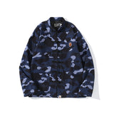 BAPE Varsity Jacket Camouflage Jacket Men's Casual Jacket