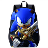 Sonic Backpack Sonic Schoolbag for Elementary School Students