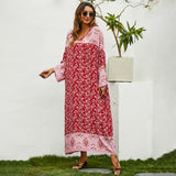 Women Plus Size Dresses Spring/Summer Loose Printed Dress