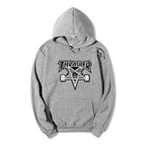 Thrasher Hoodie Hooded Sweater Loose Flame Sweater for Men