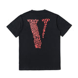 Playboi Vlone Shirt V-Print Short Sleeve T-shirt