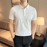 Men Short Sleeve T-Shirt Polo Shirt