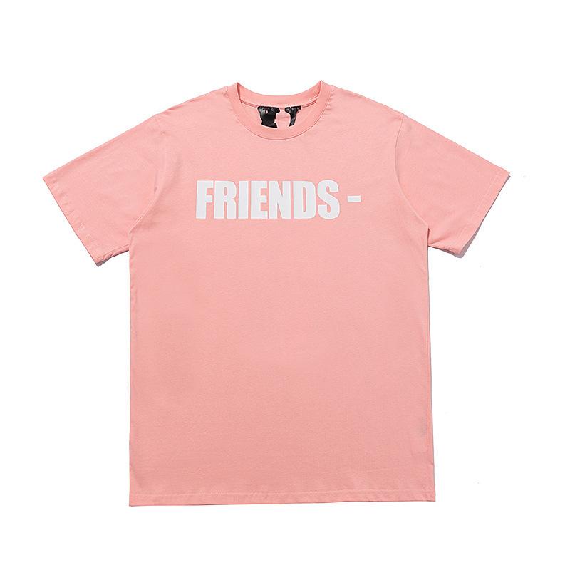 Vlone Printed Loose Hip Hop ShortSleeved Tshirt Hip Hop Men and Women