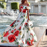 Women Bohemian Dress Loose Dress