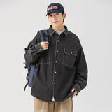Denim Shirts Men's Casual Loose Jacket Men's
