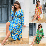 Nina Parker Dresses Pleated Long Sleeve Dress