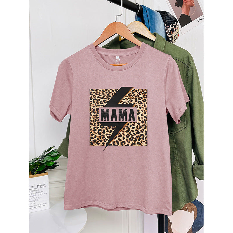 Boy Mama T Shirts Leopard Mama