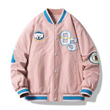 All Star Varsity Jacket Retro Alphabet Embroidered Baseball Uniform