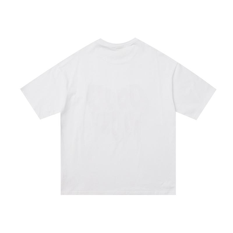 Men T Shirt Summer Casual Tops Men's Clothes Summer Wear National Fashion Boys round Neck Short Sleeve Casual Couple Love Letter T-shirt