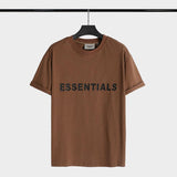 Fog Essentials Tshirts Fear Of God Essentials Fog Short Sleeve High Street Loose Men and Women Couple T-shirt