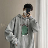 Tom and Jerry Hoodie Printing Plus Velvet Long Sleeve