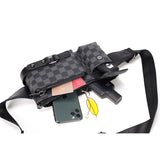 Lulu Belt Bags Personality Plaid Belt Bag Cell Phone Case