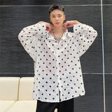 Men's Shirts Autumn Men's Shirt Fashion Retro Casual Top Shirt