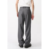 Men Suit Pants Men's Spring Baggy Straight Trousers Suit Pants