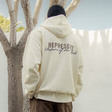 Present Hoodie Letter Printed Hoodie Hip Hop Loose Couple