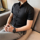 Men Shirts Thin Summer Clothing Men's Short Sleeve Shirt