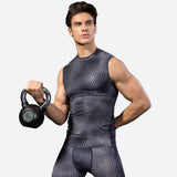 Man Tanks Fitness Running Exercise