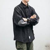 Denim Shirts Men's Long-Sleeved Casual Spring and Autumn Shirt