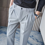 Men Trousers Casual Suit Pants Thin Men's Pants
