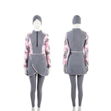 Burkini Muslim Swimwear Three-Piece Printed Conservative Swimwear