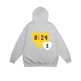 In Memory of Kobe Hoodie Kobe Commemorative Zipper Cardigan Sweater Loose plus Size