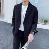 Double Brewed Seersucker Suit Leisure Suits for Men