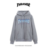 Thrasher Hoodie Autumn Winter Sweater Coat for Men Loose Couple Outfit