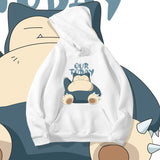 Men and Women Pokemon Pikachu Hoodie Men and Women Youth Loose Shoulder Long Sleeve Top Clothes