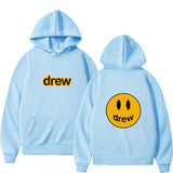 Drippy Hoodies Smiley Face Drew Biber Same Style Sweatershirt