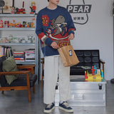 Dinosaur Sweaters Dinosaur Printed Sweater round Neck Sweater