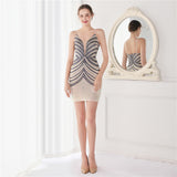 Sequin Evening Dress Sequin Short Party Gathering Dress