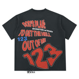 Rrr123 Hoodie Joint Fog Short Sleeve Make Old Ripped Loose T-shirt