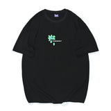 Men T Shirt Summer Casual Tops Men's Clothes Summer Wear Vintage Men's round Neck Short Sleeve Casual Loose Flower Print T-shirt