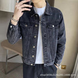 Denim Shirts Spring and Autumn Men's Denim Coat
