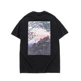 Fog T Shirt MultiLine Floral Printed Men's and Women's ShortSleeved Tshirt Fear Of God