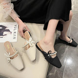 Nude Chunky Heel