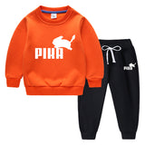 Children Pokemon Pikachu Hoodie & Pant Set Fleece Lined Padded Warm Keeping Winter Clothes Sweatershirt Suit