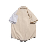 Men T Shirt Summer Casual Tops Cartoon Bear Multicolor Printing Fashion Cropped Sleeve