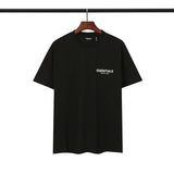 Fog T Shirt Letter Printed Short Sleeve Cotton Tshirt for Men and Women Fear Of God