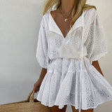 Women Bohemian Dress Summer Beauty Clothing Mini Dress