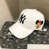 La 59fifty Hats Mickey Joint Embroidery Big Brim Sun-Proof Pure Cotton Comfortable Baseball Cap