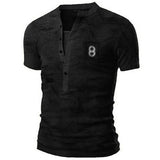 Tactics Style T Shirt for Men Men's V-neck Simplicity T-shirt