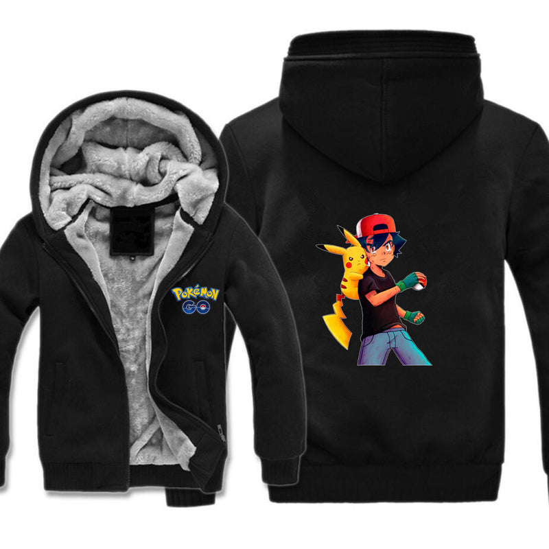 Men and Women Pokemon Pikachu Coat Anime Game Sweater