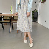 Nude Block Heel Sandals Summer Leather Shoes