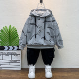 Toddler Boys Sweater Boy Spring Sports Outfit