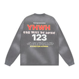 Rrr123 Sweatshirt Joint Name Fog Cross Printed Terry